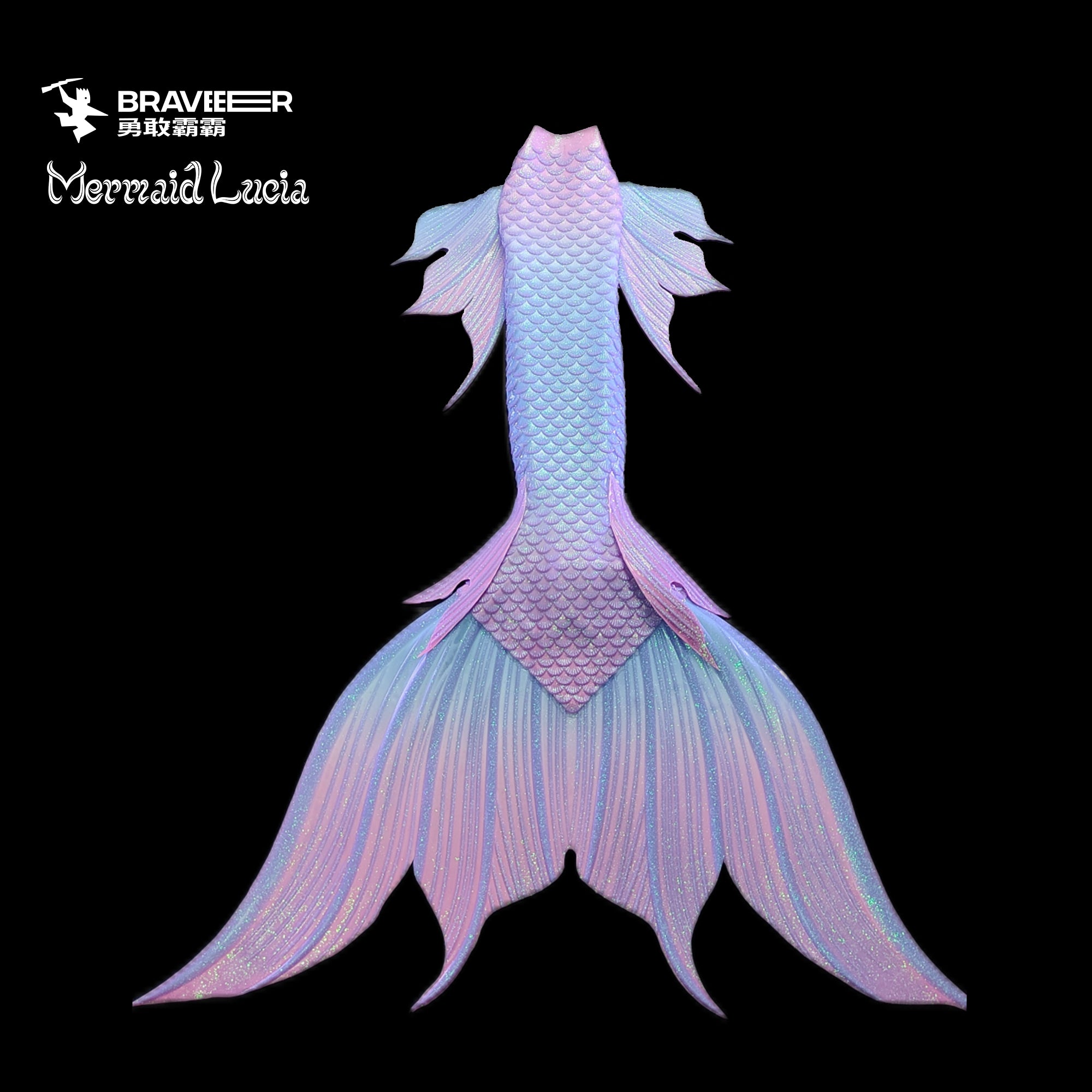 purple silicone mermaid tails