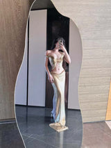 Gilded Luxury Regal Gold Bustier Resin Top Costume Patent-Protected