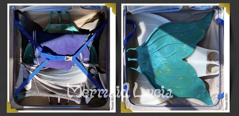 Mermaid Merman Pro Travel Monofin Fin Diving Equipment Case Luggage Gear Scuba Large Capacity