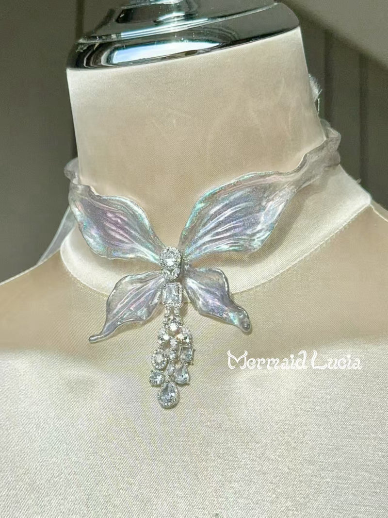 Gorgeous Magic Butterfly Necklace Resin Patent-Protected