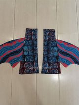 Crocodile print fishtail blue fantasy suit