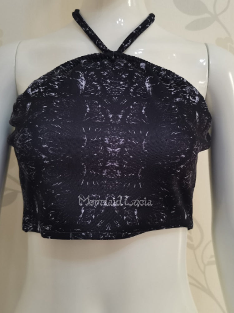 Crocodile pattern fabric fishtail Styx pattern suit
