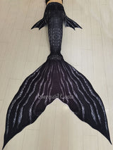 Crocodile pattern fabric fishtail Styx pattern suit