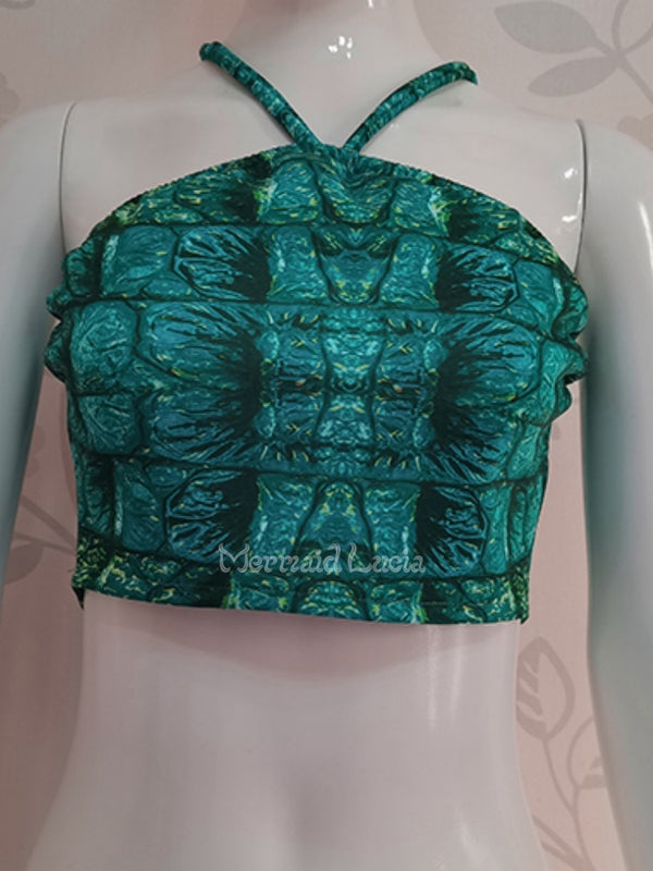 Crocodile pattern fabric tail Cuilin fantasy color suit