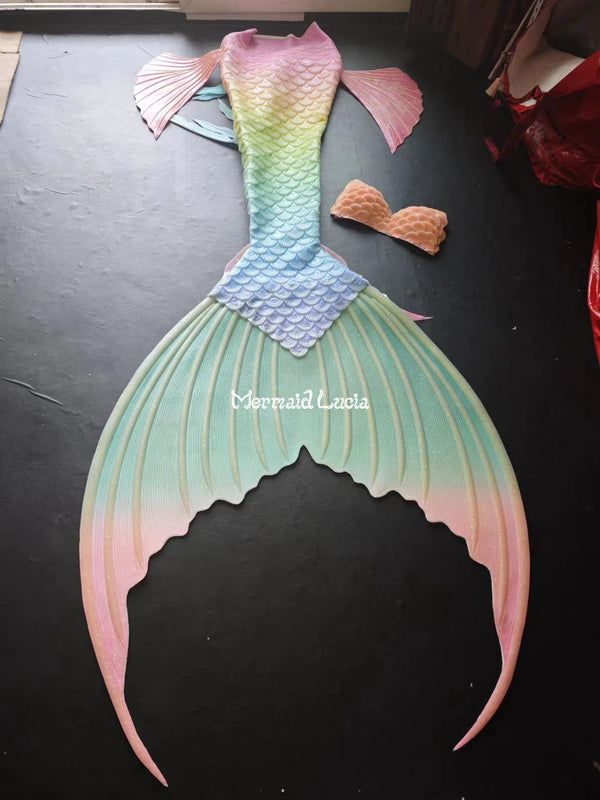 Clearance Ultralight Silicone Mermaid Merman Sample Tail 1