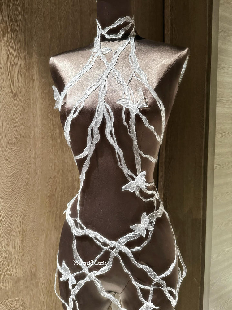Butterfly Vines Resin Bodychain Cosplay Costume Patent-Protected