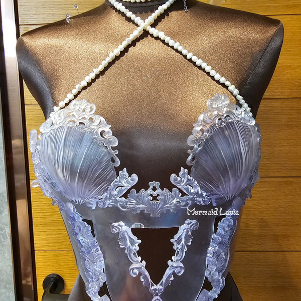 Glistening Seashell Princess Resin Mermaid Corset Bra Top Cosplay Costume  Patent-protected -  Canada