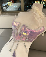 Fancy Shell Resin Mermaid Corset Bra Top Cosplay Costume Patent-Protec
