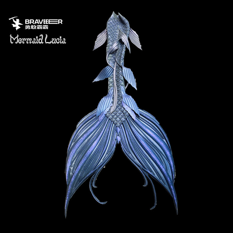 174 Aquatic Aura Series Ultralight Silicone Mermaid Merman Tail Purple