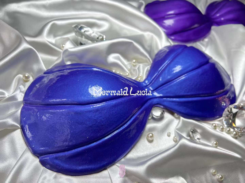 Ariel Seashell Bra, Mermaid Little Mermaid Bra Top by ElectricAveCreations  on