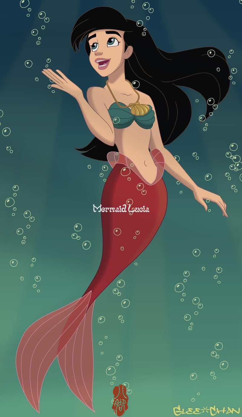 The ORIGINAL Little Mermaid Ariel Costume Seashell Bra Cups CUSTOM